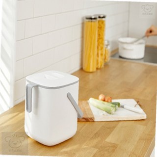 짬통 잔반통 음쓰통 음식 쓰레기 음식물 수거통 잔반처리 2.6l, 아이보리, 아이보리
