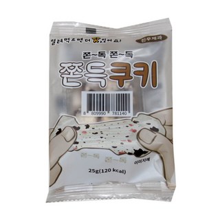 쫀독쫀독 쫀득쿠키, 1개, 25g