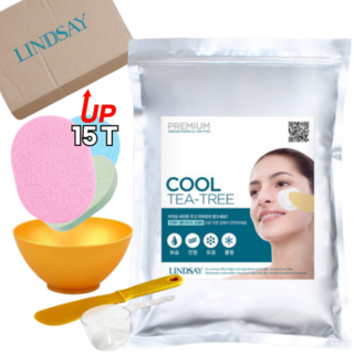 린제이 모델링팩 쿨 티트리 마스크 팩 1kg+팩도구 풀세트, 1개, 1개입