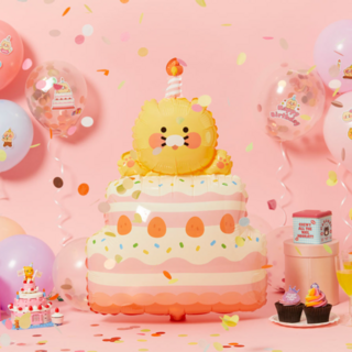 카카오프렌즈 춘식이 케이크 풍선 생일 파티용품