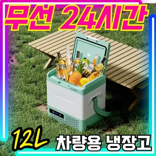 IceCruze 24시간 차량용 냉장고 12v 220v겸용 냉온장고 휴대용 이동식 캠핑 카투어 차량용냉장고, 포레스트12L