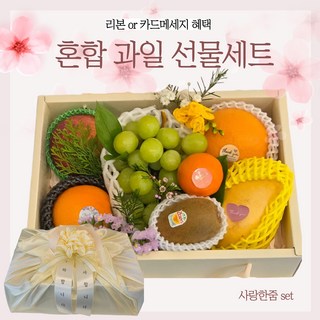 달달하담 프리미엄 과일선물세트 과일바구니 명절 추석 설 상견례 답례품 선물, 1세트, 4kg(사랑한줌)