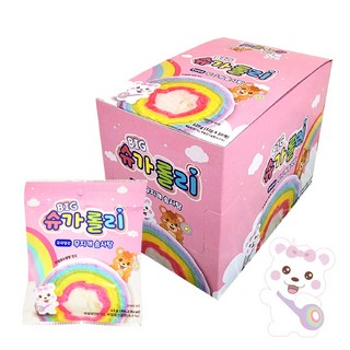 빅슈가롤리10g 10개(1곽) 솜사탕 더 커진 프리미엄 슈가롤리, 12g, 10개