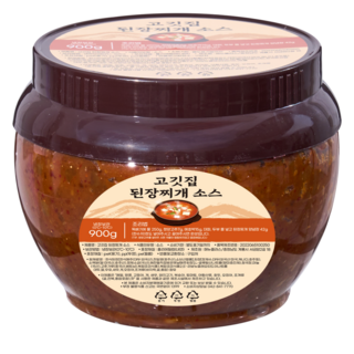 메뉴플러스 고깃집 된장찌개 양념 소스, 900g