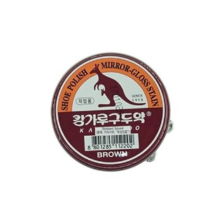 캉가루 구두약 직업용 밤색1입 2EA got*1402Mz, 캉가루 구두약 직업용 밤색1입 2EA/갈색구두약/구두약, 1개