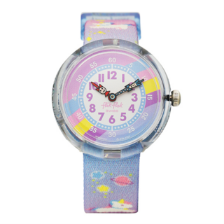 [플릭플락(시계)] [플릭플락] FBNP213 GAMELAND CUDDLY UNICORN 아동 나토시계