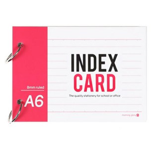 모닝글로리 정보카드 단어장 일반노트, A6 정보카드 - 4개입