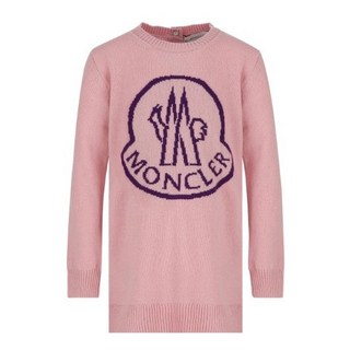 국내당일발송 몽클레어 키즈 로고 니트 원피스 3세 9L00001M1127 P55 몽클레르
