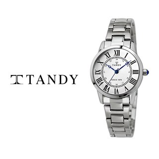 TANDY 탠디 클래식 커플 메탈 손목시계 T-3714 여자 화이트(탠디 쇼핑백 증정)