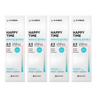동아제약 해피타임 얼리체크 임신테스트기, 1개입, 4개