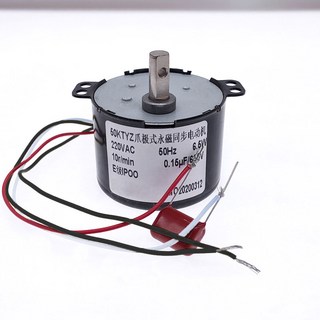 영구 자석 동기 모터 AC 220V 6W 50KTYZ, 50RPM, 단품 ac motor 동기 영구 자석 동기 모터 AC 220V 6W 50KTYZ, 50RPM, 단품 ac motor 동기