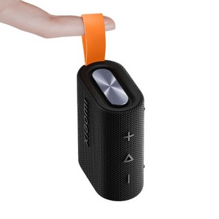 샤오미 포켓 사운드 경량 블루투스 스피커 TWS – 방수방진 아웃도어 여행용 (블랙&오렌지, 모델: MDZ37DB) fimimini3