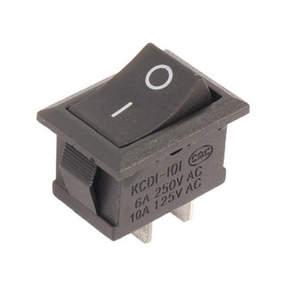 아두이노 KCD1-102 블랙 I/O 로커 스위치 DM2032, 1개 3단스위치 아두이노 KCD1-102 블랙 I/O 로커 스위치 DM2032, 1개 3단스위치