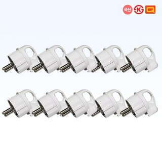 현대일렉트릭 HP-2 ㄱ자형 접지 플러그, 10개