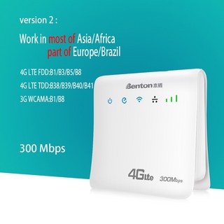 LTE라우터 Benton 3G 와이파이 LTE 라우터 잠금 해제 ldw931CPE Sim 카드 4G 홈 컨트리 하우스, 4.UK Plug - Version 2, 1개