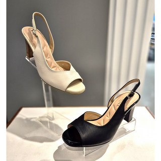 [탠디]미셸 여성 토오픈 슬링백 샌들 7CM굽 사이드오픈 블럭힐 여름구두 123B062K