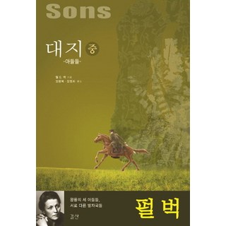 대지(중): 아들들:왕룽의 세 아들들 서로 다른 발자국들 길산 펄 S. 벅 상품 이미지