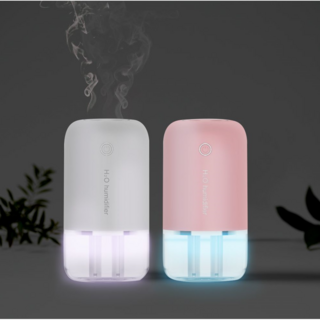 한뼘 힛트 가습기 휴대용 USB 미니 무선 듀얼 가습기, 휴대용 가습기