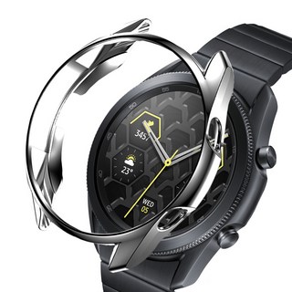 어프리비 갤럭시 워치3 풀커버 보호 케이스 41mm 45mm, 그레이, 1개