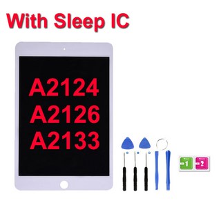 iPad 미니 5 Mini5 2019 A2124 A2126 A2133 LCD 디스플레이 터치 스크린 어셈블리 교체 iPad 미니 4 Mini4 A1538 A1550, [05] Mini 5 White NO IC