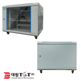 대원 허브랙 랙마운트 9U H500xD500xW600 CCTV 허브 공유기 보관 인터넷 공사 H500, 1개