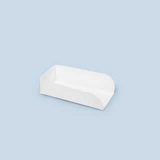 핫도그포장용기 15cm 접이식 화이트 핫도그트레이 JP-113 소 100개/500개, 1개입, 100개