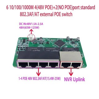 tv분배기 표준 프로토콜 802 3AF/AT 48V POE 출력/48V poe 스위치, 4POE-2UP, 4POE-2UP