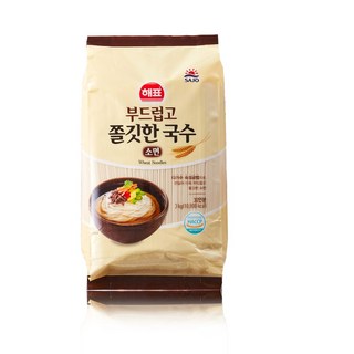 사조해표 부드럽고 쫄깃한 국수, 3kg, 1개