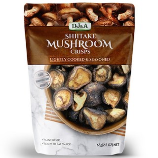 디제이앤에이 표고버섯 크리스피 오리지날맛 과자, 65g, 1개
