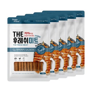 몸에 좋은 저염 신선 중형견 육포 간식 5봉