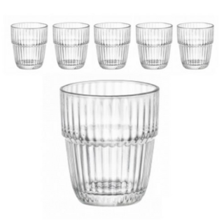 보르미올리 바샤인 강화유리 쥬스컵 210ml, 1 COLOR(투명), 18개