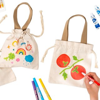 민화샵 KC인증 스트랩 무지 에코백 미니 복조리백 DIY 단체만들기수업 캔버스백 에코백크로스 장바구니, 민화 스트랩 에코백_미니 복조리백