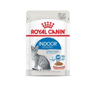 로얄캐닌 캣 파우치 인도어 85g습식사료, 85g, 12개
