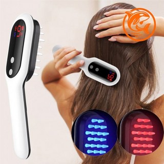 MAX 광파 두피 헤어 진동 마사지빗 두피케어 두피관리 두피마사지 탈모빗 헤어브러쉬, MAX 광파 진동마사지 빗, 1개, 화이트