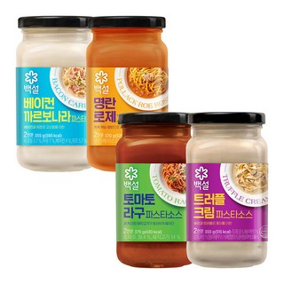백설 프리미엄 파스타 소스 5개입, 370g, 5개