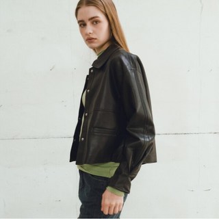 [이사베이(본사)] [24 신상] 카라넥 인조 레더 자켓 (VJJAI2107)