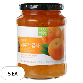 초록원 제주감귤차, 560g, 1개입, 5개