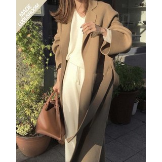 루어스룸 끌로이 로브 롱 핸드메이드코트
