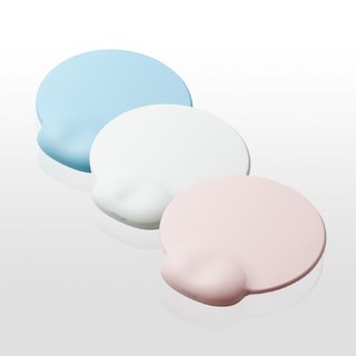엘레컴 엑스젤 dimp gel 손목보호 마우스 패드 MP-DG01, 1개, 화이트