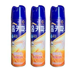 홈키파 엘비이 수성 알파 에어졸 내추럴 오렌지향, 500ml, 3개