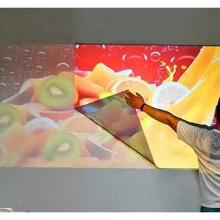 스크린벽지 붙이는 빔프로젝터 대형 130인치 290x160, 130인치 290x160cm