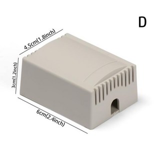 방수 전자 IP67 정션 박스 – 플라스틱 계기 케이스, 야외 전기 프로젝트용, 사이즈: 60x45x30mm-D, 1개 방수 전자 IP67 정션 박스 – 플라스틱 계기 케이스, 야외 전기 프로젝트용, 사이즈: 60x45x30mm-D, 1개