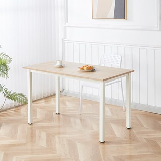 심플 디자인 책상 프리 테이블 카페 독서 1200x450 2colors, 화이트(WWD3074-WH)