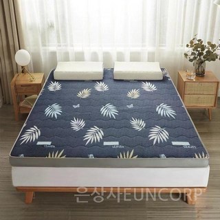 매트리스 패드 토퍼 시트 커버 싱글 다기능 퀸 킹, [01] 6cm Thickness, [06] 150x190cm, Flannel -2