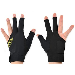 [정품인증 당구몰][당구몰] 프레데터장갑(신형) 블랙옐로우 / 개인 당구 용품 재료, L(LARGE/X-LARGE), 1개