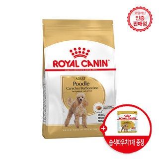 로얄캐닌 강아지사료 푸들 어덜트 건식 3kg 견종별 사료 +사은품 푸들 어덜트 파우치1개 증정, 1개