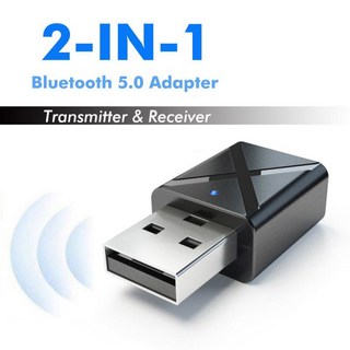 잭 리시버 2 AUX TV 오디오 자동차 5.0 3.5mm 송신기 스테레오 USB 무선 미니 개 PC 블루투스, Style A 1pc