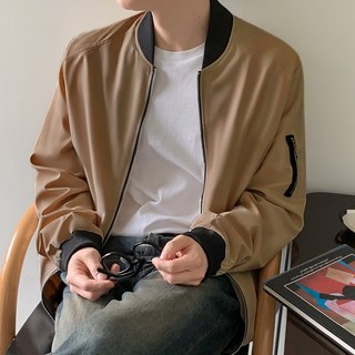 노블민트 남성 간절기 바람막이 항공점퍼