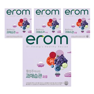 이롬 과채습관 퍼플, 190ml, 64개
