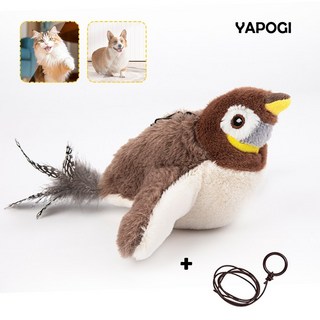 고양이 자동장난감 플라잉버드 소리가나는 인형 1개 참새 DS4561 상품 이미지